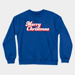 Retro Merry Christmas Crewneck Sweatshirt